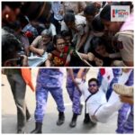 ഗ്യാനേഷ് കുമാറിന്റെ രാജി ആവശ്യപ്പെട്ട് ഡൽഹിയിൽ നടക്കുന്ന പ്രതിഷേധം